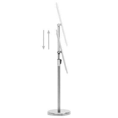 Stojak na plakat A4, srebrny, stop aluminium