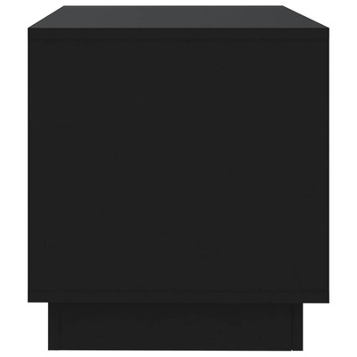 vidaXL Szafka pod TV, czarna, 102x41x44 cm, materiał drewnopochodny