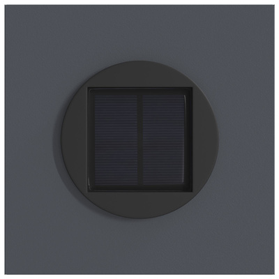 Słoneczna LED lampa na ścieżkę 2 pcs Antracyt