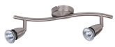 Spot norman gu10 2x50w chrom satyn
