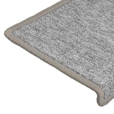 Maty na schody 15 szt. 65x21x4 cm Jasnoszary prostokątny brzeg