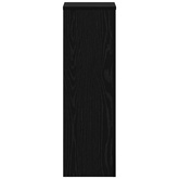 Stojak na rośliny 2 pcs Czarny Dąb 25 x 25 x 80 cm