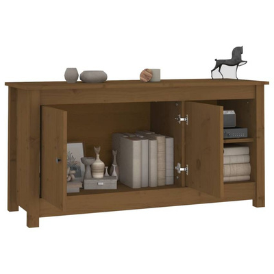 vidaXL Szafka pod TV, miodowy brąz, 103x36,5x52 cm, drewno sosnowe
