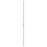vidaXL Drzwi wewnętrzne, 102,5x201,5 cm, białe, szkło ESG i aluminium