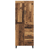 Highboard 2 szt. Stare drewno 69,5 x 34 x 180 cm