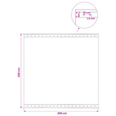 Plandeka z oczkami 2 szt. zielony 2 x 2 m 260 gsm PE