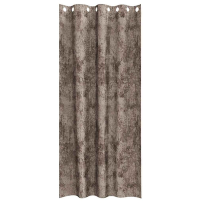 Zasłony z weluru 2 pcs Cappuccino 245 x 140 cm Aksamit