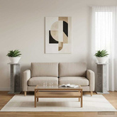 Stojak na rośliny 2 pcs Betonowy Szary 25 x 25,5 x 60,5 cm