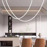 Lampa wisząca Abigali Skyline 60W 3000K nowoczesna 3m