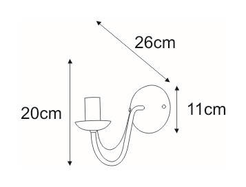 Kinkiet K-3998 z serii BARTEZ II