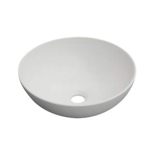 Umywalka nablatowa Tinos marmur biała mat  Invena