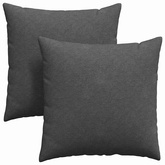 Poduszki na sofę 2 pcs Ciemnoszary 60 x 60 cm
