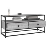 Szafka pod TV, szary dąb sonoma, 100x35x45 cm vidaXL