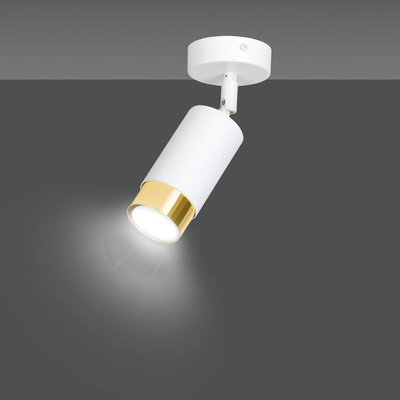 Lampa sufitowa  HIRO 1 WH/GOLD