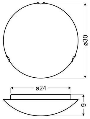 Lampa Sufitowa Candellux Fold 13-82599 Plafon E27