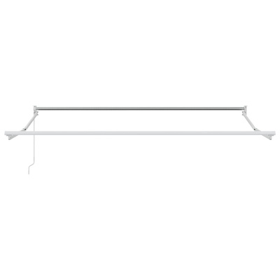 Markiza chowana Biały 350 x 250 cm Aluminium
