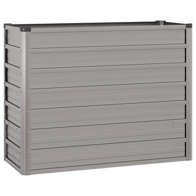 Podwyższona donica, rdzawa, 100x40x77 cm, stal kortenowska