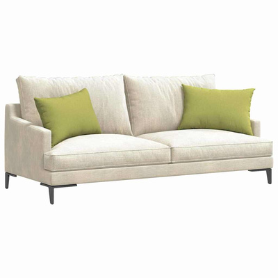 Poduszki na sofę 2 pcs Jasnozielony 60 x 40 cm tkanina