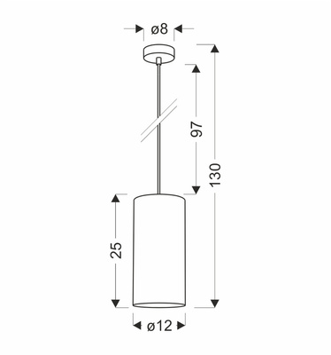 Fleri lampa wisząca czarny 1x60 e27 abażur 12x25 beżowy ratan