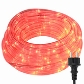 Lina świetlna z 2400 diodami LED Czerwony 100 m PVC