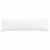 Poduszki na sofę 2 pcs Biały 145 x 40 cm tkanina