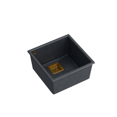 DAVID 40 GraniteQ black diamond/elementy miedziane