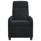 Fotel recliner Czarny Welur