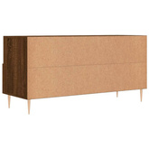 vidaXL Szafka pod TV, brązowy dąb, 102x36x50 cm