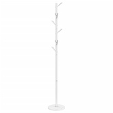 Wieszak na płaszcze, biały, 175 cm, malowane proszkowo żelazo