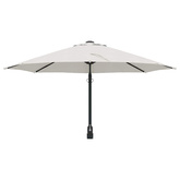 Parasolka ogrodowa piaskowy 248 x 248 x 148 cm Poliester i Stal