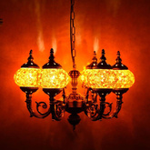 Lampa wisząca mozaikowa orientalne ULFN321-5