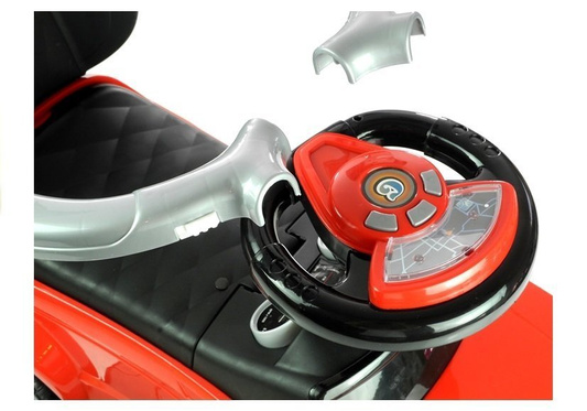 Jeździk z Pchaczem 614W Czerwony