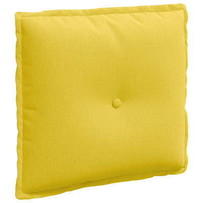Poduszka na plecy Jasnożółty 50 x 19 x 45 cm tkanina