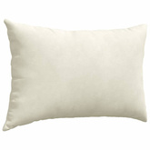 Poduszki na sofę 2 pcs Kremowy 60 x 40 cm Tkanina sztruksowa