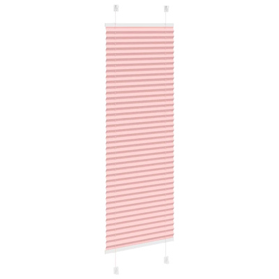 Roleta plisowana różowa 45x100 cm Szerokość tkaniny 44,4cm