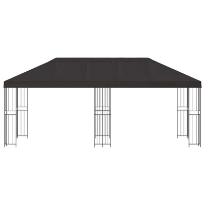 Altana z bokami 6 x 3 m antracytowy Poliester i Stal 190