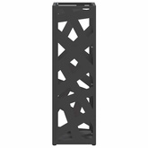 Stojak na Parasol Deszczowy Czarny 15,5 x 15,5 x 49 cm Stal