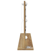 Lustro toaletowe Dąb rzemieślniczy 100 x 55 x 18 cm Prostokątny