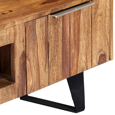 vidaXL Szafka pod TV, 140x30x40 cm, lite drewno sheesham
