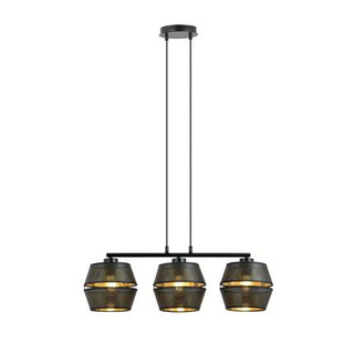 Lampa wisząca  MALIA 3 BLACK/GOLD