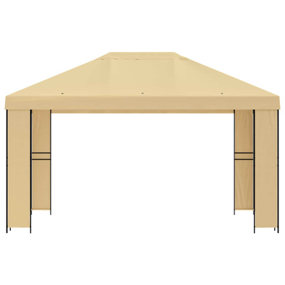 Altana 4 × 3 m kremowy Poliester i Stal 190 gsm