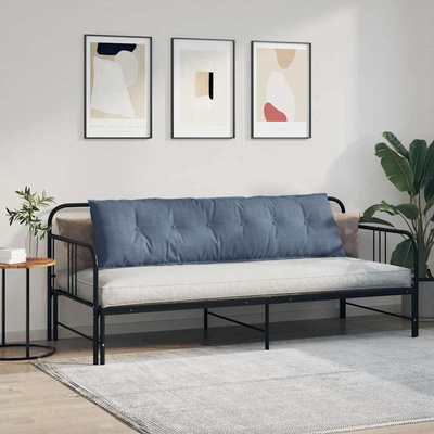 Poduszka na plecy Niebieski 180 x 50 cm Tkanina sztruksowa