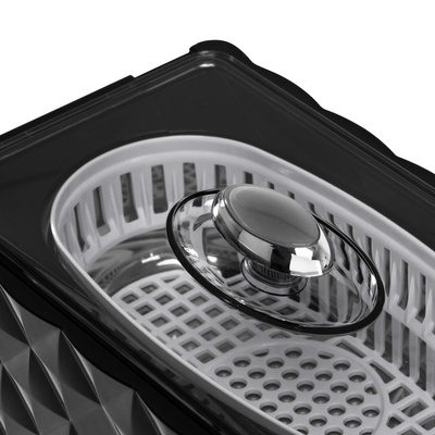 Myjka ultradźwiękowa AD-3000 poj. 0,45 L 35W Czarna 148133