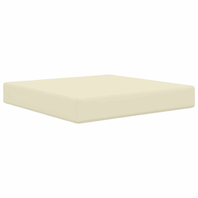 Poduszka do sofy na zewnątrz Kremowy 60 x 60 x 8 cm Poliester
