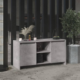 Szafka pod TV, szarość betonu, 102x37,5x52,5 cm vidaXL