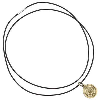 Sznur skórzany 1 Ciemny brąz Ø1,5 mm x 5 m Skóra
