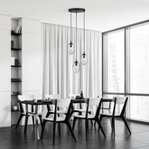 Lampa wisząca ASTRAL 3 BL PREMIUM TRANSPARENT