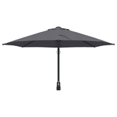 Parasolka ogrodowa Antracyt 248 x 248 x 148 cm Poliester i Stal