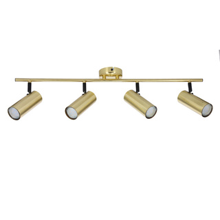 Lampa mosiądz ścienna/sufitowa listwa 4x15W Colly 94-01740
