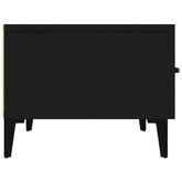 vidaXL Szafka pod TV, czarna, 150x34,5x30 cm, materiał drewnopochodny